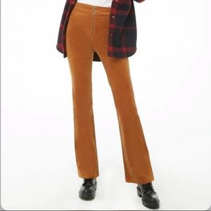 Forever 21 Zip Fly Corduroy Flared Pants